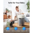 thumbnail image 5 of Stainless Steel Cool Mist Humidifier, 4L/1Gal Easy Clean, Dishwasher Safe, Quiet Humidifier for Bedroom, Baby Nursery, Rooms, up to 500 Sq ft, 5 of 8