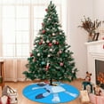 thumbnail image 5 of Lsque Bluey Print Christmas Tree Skirt, Tree Skirt with Ties or Velcro, Perfect for Holiday Decorations, Halloween, and New Year-48", 5 of 7