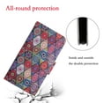 thumbnail image 5 of SaniMore for Samsung Galaxy S24 Ultra Wallet Case, Painted PU Leather for Women Men Wrist Strap Magnetic Clasp Card Slots All-around Protective Shockproof Anti-fall Stylish Stand Shell, Dandelion, 5 of 8