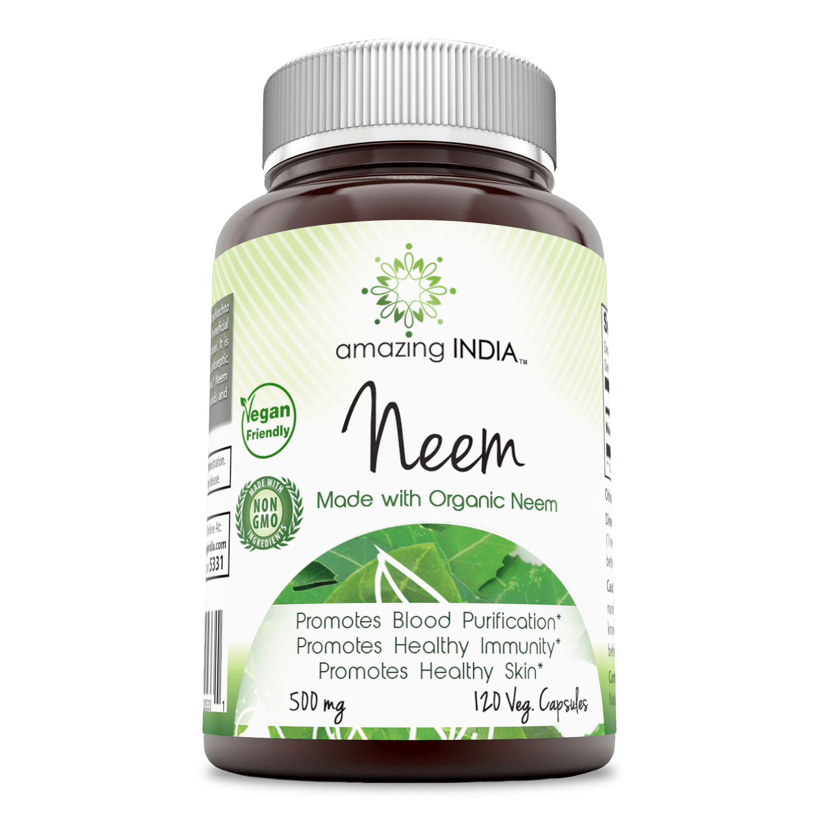 Amazing India Neem 500 Mg 120 VCaps