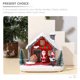 thumbnail image 3 of GOOHOCHY Adorno navideño luminoso para casa, adorno decorativo de resina para casa de pueblo., 3 of 7