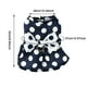thumbnail image 2 of arnés del perro vestido retro arco vestidos para perros pequeños gatos moda lunares cachorro falda plisada suave ligero perrito Button Up chihuahua ropa de disfraces D Ring Bl, 2 of 4