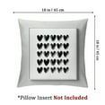 thumbnail image 4 of nygtbtfer s Pillow Black and White Love Heart Decorations Holiday Pillows Decorative Throw Farmhouse Home Decor for s Day Gift Bedroom White, 4 of 7