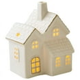 thumbnail image 5 of Christmas Village Sets, White Christmas Village Sets Christmas Decorations Indoor, Christmas Decorations Farmhouse Rustic Decor for Home Shelf Cabinet Table, Home Display, Tabletop, 5 of 5