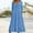 *Blue, variant on ClodeEU Women's Long Sleeve Dress , Casual V Neck Long Dress with Pockets Blue,Womens Plus M