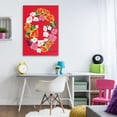 thumbnail image 4 of Stupell Industries Eclectic Floral Bloom Letter T Canvas Art, 30 x 45, by Hannah Byatt, 4 of 8