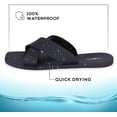 thumbnail image 3 of ROXONI Women Slippers Shower Pool Sandals Criss Cross Bathroom Quick Drying Slippers, 3 of 6