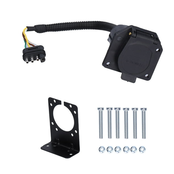 Enchufe de remolque conector de remolque de producción sofisticada de alta eficiencia con tornillos y tuercas de soporte de montaje para vehículos comerciales para remolques Rvs ANGGREK Otros