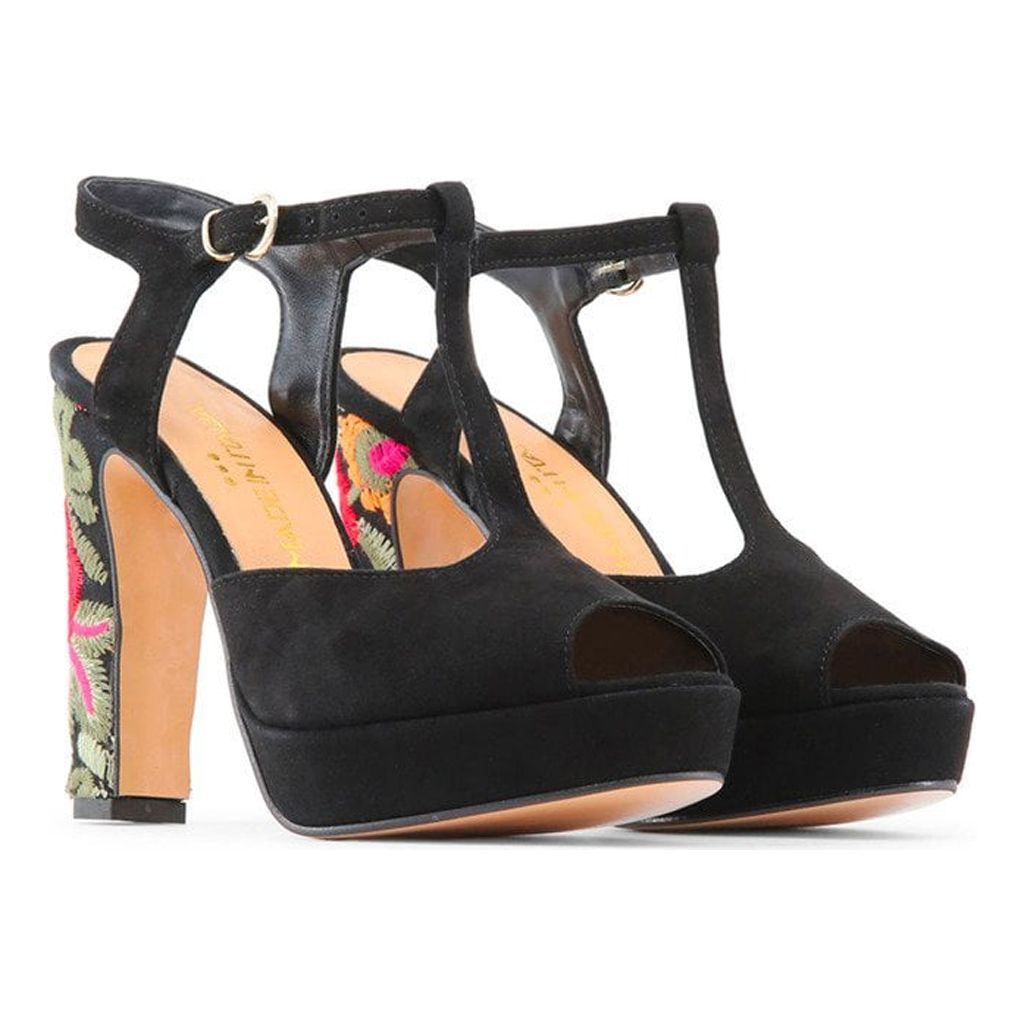 Made in Italia ROSALINDA-NERO-Black-40 Womens Sandals&#44; Black - Size 40 - image 2 of 4