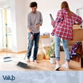 thumbnail image 5 of Valup Broom and Dustpan Combo Set - Durable Long Handled W/ Great Edge and Self Cleaning Bristles For Kitchen, Home, Office, Beauty or Barber Shop, 5 of 8