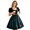 Dark Green, variant on XFeng Women's German Dirndl Dress Bavarian Oktoberfest Carnival for Holiday