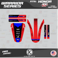 thumbnail image 2 of Kalair GFX Graphics Kit for Honda XR200R (1984-2002) Warrior Series, 2 of 5