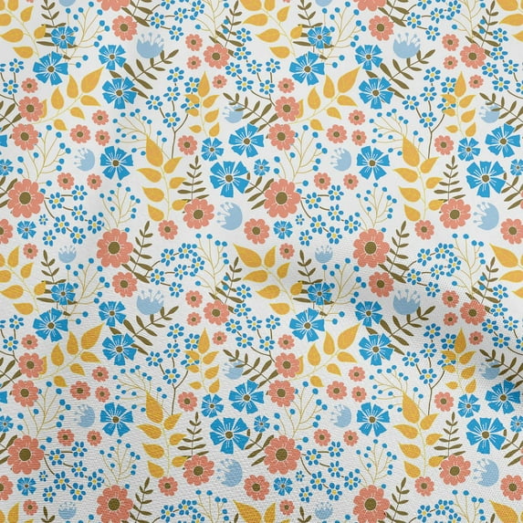 oneOone Georgette Viscose Light Peach Fabric Block Sewing Craft Projects Fabric Prints By Yard 42 Inch Wide-JS