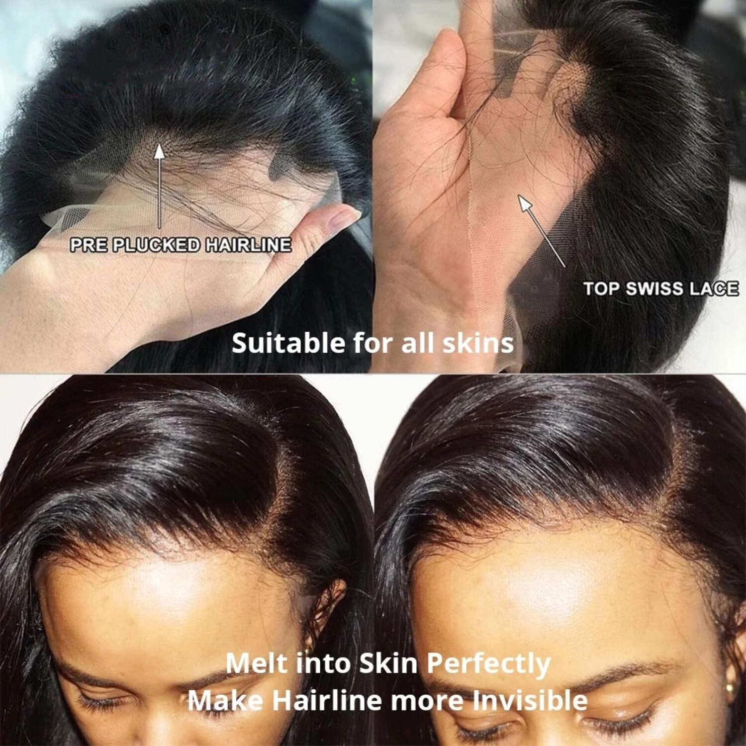 5x5 Lace Closure Wig 13x4 Frontal Brazilian Human Hair