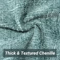 thumbnail image 4 of COOKCOK Chenille Throw Pillow Covers 18x18 Inch Set of 2, Thick Textured Farmhouse Decorative Pillow Cases for Couch Sofa Bed Living Room, Teal, 4 of 8