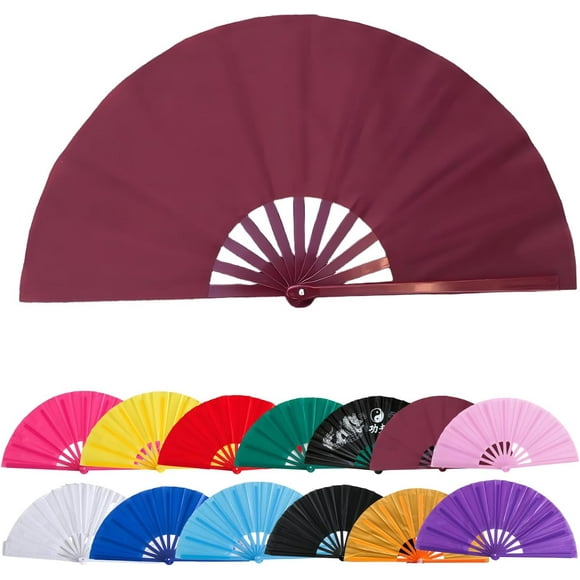 Tingzi Large Clacking Fans for Line Dancing, Clack Fans for Line Dancing, Snap, for Popping Fan, Foldable Line Dance