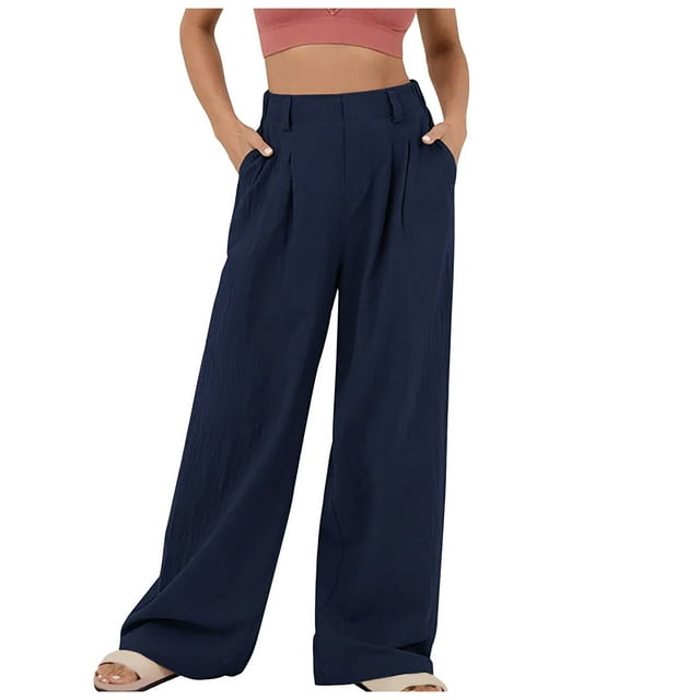 Fankiway Pantalon Grand Taille Haute Décontracté pour Femmes Grande Taille Liquidation