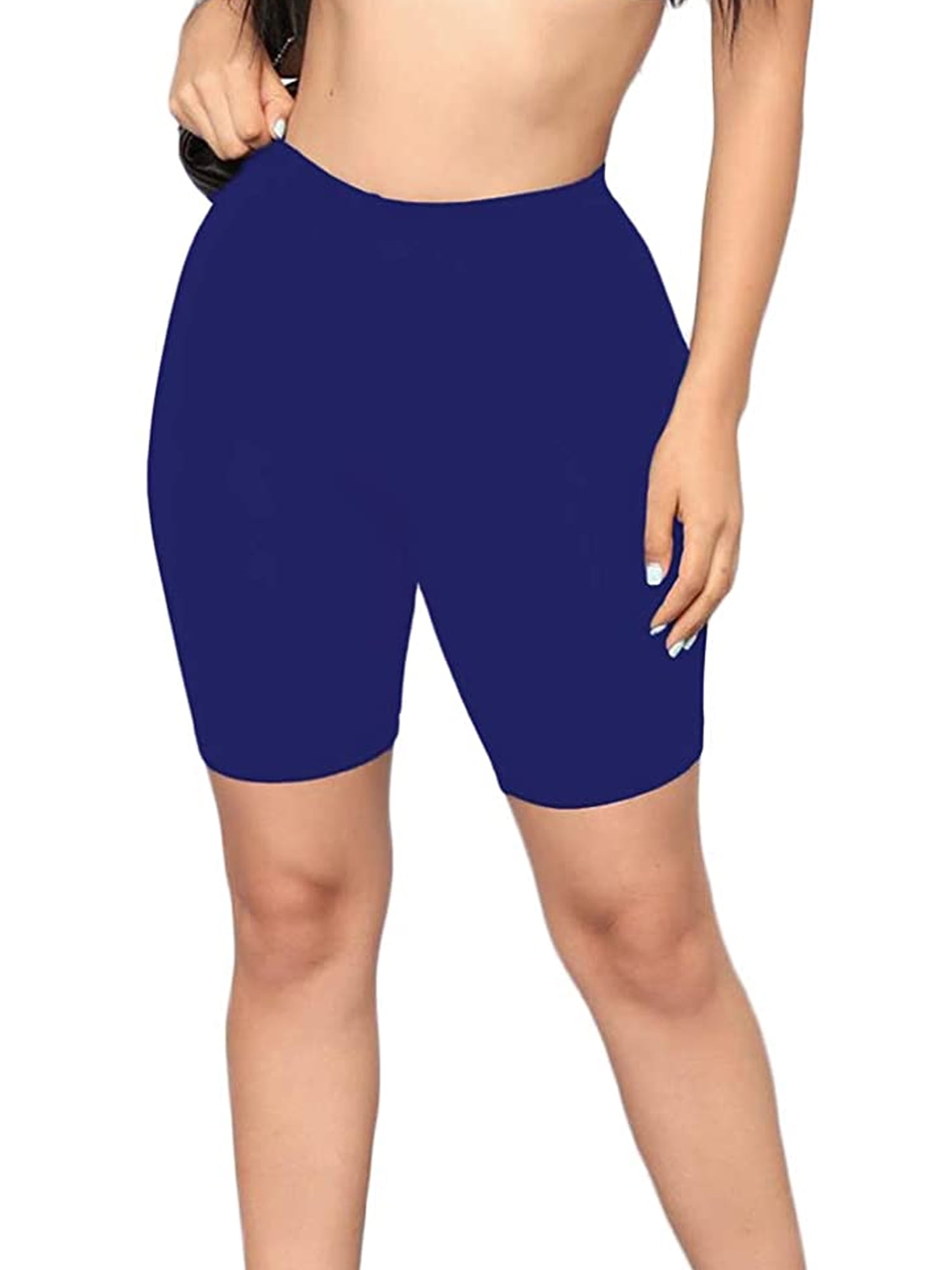 high waisted biker shorts walmart