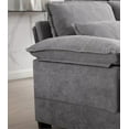 thumbnail image 6 of Tabaray Polyester Modular U Shaped Convertible Sectional Sofa with Double Cushions, Gray, 6 of 9