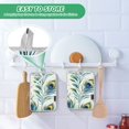 thumbnail image 4 of Yayeee Pot Holders Kitchen Heat Resistant with Pocket 7"x9.8" Cotton Oven Cooking Hot Pads, Peacock Feather, 4 of 7