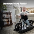 thumbnail image 2 of Bicicleta deportiva Strider de 12" (negra) + base mecedora - Ayuda a enseñar al bebé a andar en bicicleta sin equilibrio - Para niños de 6 meses a 4 años - Fácil montaje y ajustes, 2 of 5