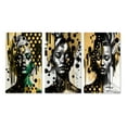 thumbnail image 2 of Designart "Golden Elegance Transcending Beauty III" Modern Woman Wall Art Set Of 3 - Gold Woman Abstract Gallery Wall Set For Home Decor, 2 of 7