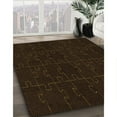 thumbnail image 2 of Ahgly Company Indoor Square Patterned Night Black Area Rugs, 7' Square, 2 of 6