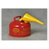 Eagle Manufacturing 258-UI-25-FS 2.5 gal Type I Metal Safety Can, Red with Funnel