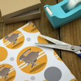thumbnail image 3 of Jackrabbit Running Racing Premium Gift Wrap Wrapping Paper Roll, 3 of 4