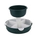 thumbnail image 1 of Inteprter Soporte para olla caliente con placa giratoria de ABS con estante para ingredientes de doble capa que permite la libertad en la olla Cocina y Comedor Verde oscuro, 1 of 6