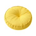 thumbnail image 4 of Lipstore Coussin de Sol Rond Coussin de Méditation Coussin d'Assise Polyvalent Coussin de Sol de Méditation pour s'Asseoir Balcon Intérieur Extérieur Jaune, 4 of 8