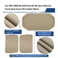 thumbnail image 2 of Club Car Golf Cart Front Heavy Duty Vinyl Replacement Seat Cover Set, 2 of 4