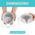 thumbnail image 3 of Soporte para esponja de cocina Tributary Brands, silicona de gran tamaño, 3 of 9