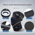 thumbnail image 4 of Silicone Sports Knee Pads Strap Spring Support Climbing Cycling Running Basketball, 4 of 5