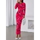 thumbnail image 2 of Vestido PRETTYGARDEN 2025 de manga larga ajustado con fruncido XXL, 2 of 8