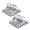 thumbnail image 2 of Quality Kids Plastic Non Velvet Non-Flocked Thin Compact Children's Hangers Swivel Hook for Shirts Blouse Coats (Gray, 30), 2 of 6