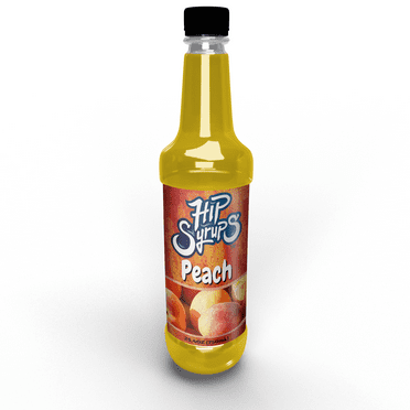 Hip Syrups Peach Simple Syrup, 25.4 fl oz
