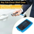 thumbnail image 3 of Funda de llave de coche de silicona TPU azul única para Dacia Duster 3 SUV 2024-2025 - Funda de control remoto de 4 botones, 3 of 6