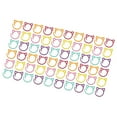 thumbnail image 2 of HILABEE 60 Pcs Marqueurs de Point de Crochet Anneaux Clips de Crochet pour Outil de Couture Crochet Coloré, 2 of 9