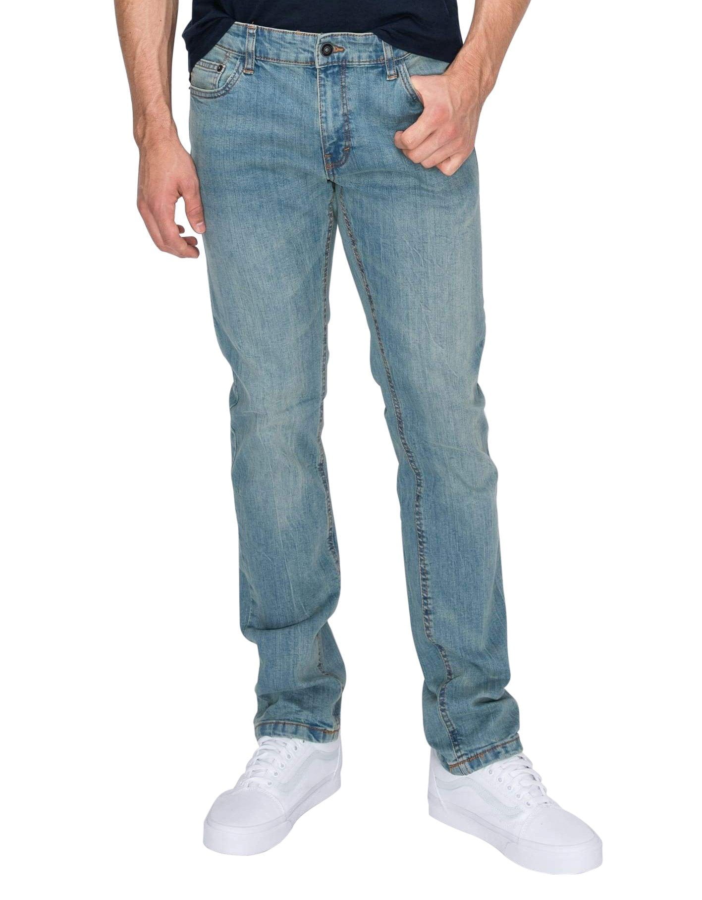 RING OF FIRE Men's 5 Pockets Slim Denim Stretch Jeans - Walmart.com