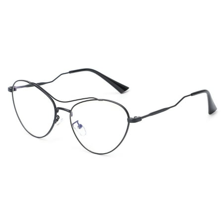 Image of 2018 Optical Glasses Eyeglasses for Cat Eye Metal Frame Clear Lens Unisex Specta