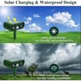 thumbnail image 2 of Ultraschall Katzenschreck, Solar Tiervertreiber Ultraschall Abwehr Wasserdicht Mit Bewegungsmelder Und Blitz, Marderschreck Solar Tierabwehr Hundeschr, 2 of 5
