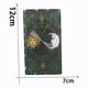 thumbnail image 5 of Sol y Luna Azul nueva hoja de oro carta de tarot tarot estampado en caliente impresión en color plástico PVC juego de mesa impermeable naipes al por mayor, 5 of 5