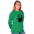 thumbnail image 3 of Celestial Sun Space Hands Spiritual Long Sleeve TShirt Men Women Brisco Brands M, 3 of 6