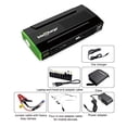 thumbnail image 3 of InteliCharge X1 13600mAh Portable Power Bank and Tire Compressor Bundle with Jumper Cable, Smart Phone Car Charger and Case, 3 of 6