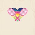 thumbnail image 4 of Inktastic Tennis Racket Heart Cute Girls Baby T-Shirt, 4 of 5