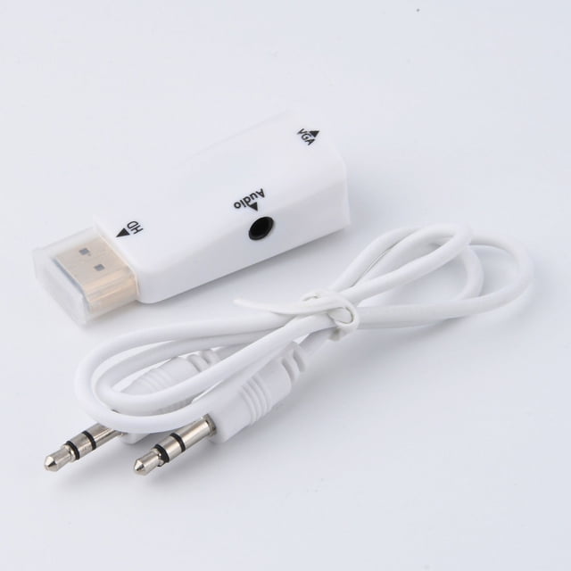Adaptador macho a VGA hembra Cable adaptador convertidor HD reproductor de computadora misma pantalla monitor TV