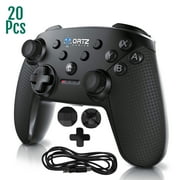 Ortz Switch Controllers - 20 Pack: Premium Gaming Accessories for Nintendo Switch Console, Joy-Con-Compatible, Ergonomic Design, Wireless Bluetooth Connectivity, Responsive Buttons and Analog Sticks