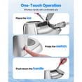 thumbnail image 4 of KFFKFF Ice Crusher Machine, 220lbs Per Hour Electric 4 Blades Snow Cone Maker, Stainless Steel Shaved Ice Machine with Bowl and Cover, 300W 2000RPM Ice-Shaver, 4 of 9