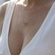 thumbnail image 5 of Dinheiro Cadena de cuello de cadena de cuentas redonda simple y capaz, 5 of 5